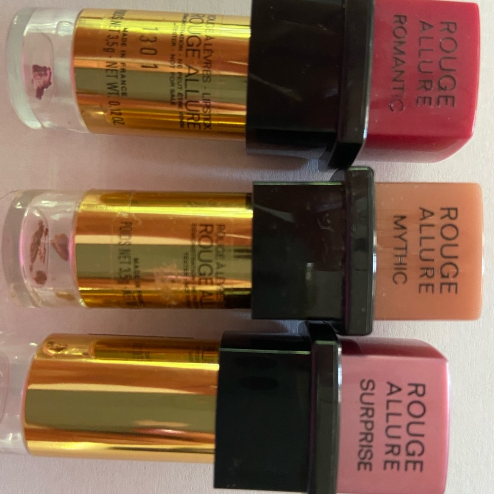 3 New Chanel Rouge Allure Lipstick rare ha…